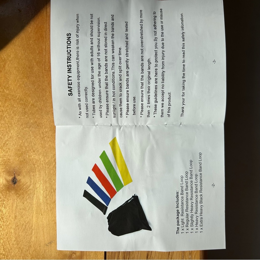 Mini Loop Resistance Exercise Band Set - Picture 4 of 6